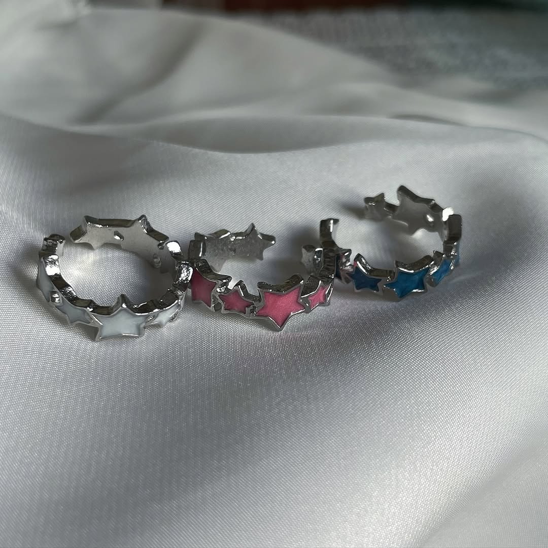 انگشتر ستاره پینترستی رنگی