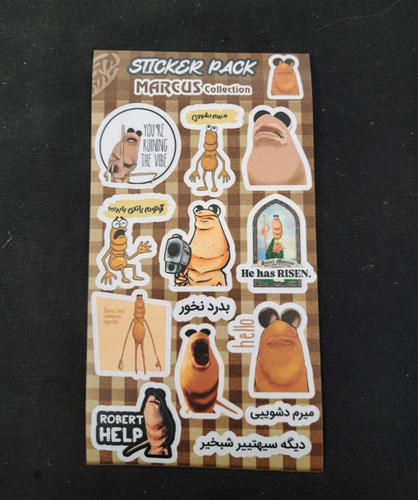 خرید استیکر پک ورقه ای رابرت و مارکوس