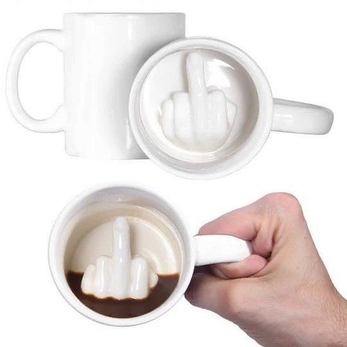 ماگ طرح انگشت فاک