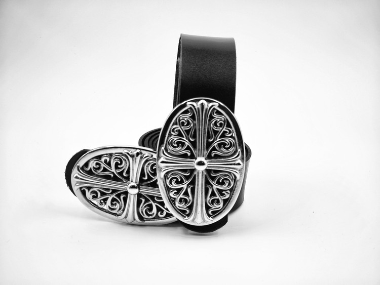 کمربند دخترانه / پسرانه مدل کروم نقره ای