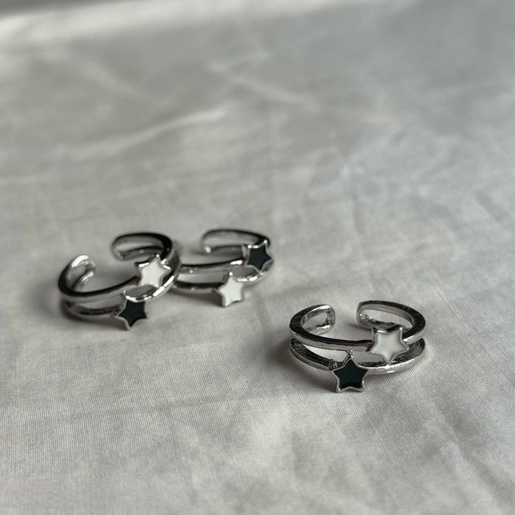 انگشتر ستاره شب و روز فری سایز